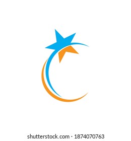 Star icon Template vector illustration design