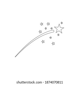 Star icon Template vector illustration design