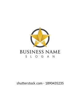 Star icon Template vector illustration design