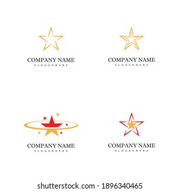 Star icon Template vector illustration design