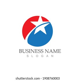 Star icon Template vector illustration design