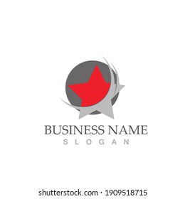 Star icon Template vector illustration design