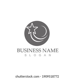 Star icon Template vector illustration design