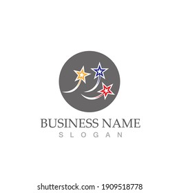 Star icon Template vector illustration design