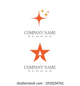 Star icon Template vector illustration design