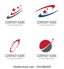 Star icon Template vector illustration design