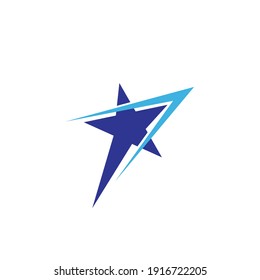 Star icon Template vector illustration design