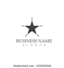 Star icon Template vector illustration design