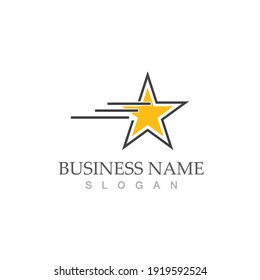 Star icon Template vector illustration design