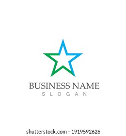 Star icon Template vector illustration design