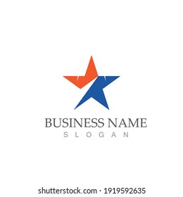 Star icon Template vector illustration design