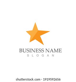 Star icon Template vector illustration design