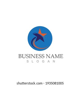 Star icon Template vector illustration design