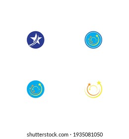Star icon Template vector illustration design