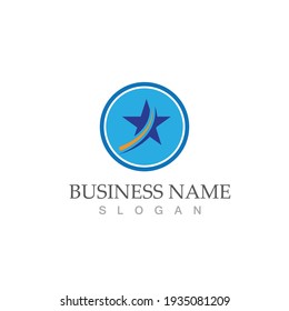 Star icon Template vector illustration design