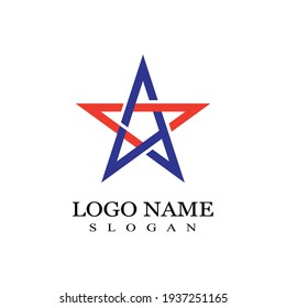 Star icon Template vector illustration design