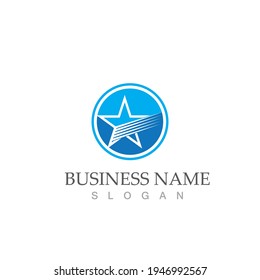 Star icon Template vector illustration design