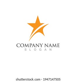 Star icon Template vector illustration design