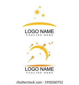 Star icon Template vector illustration design
