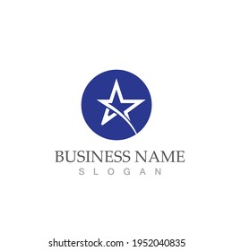 Star icon Template vector illustration design