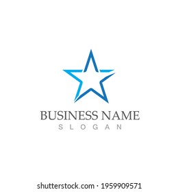 Star icon Template vector illustration design