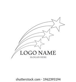 Star icon Template vector illustration design