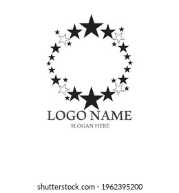 Diseño de ilustración de vector de plantilla de icono de estrella
