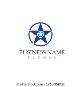Star icon Template vector illustration design