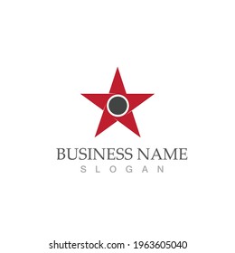Star icon Template vector illustration design