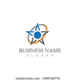 Star icon Template vector illustration design
