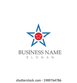Star icon Template vector illustration design