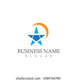 Star icon Template vector illustration design