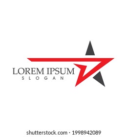 Star icon Template vector illustration design