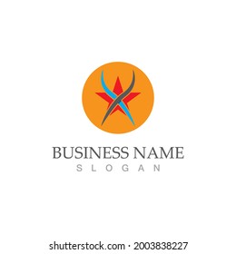 Star icon Template vector illustration design