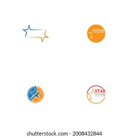 Star icon Template vector illustration design