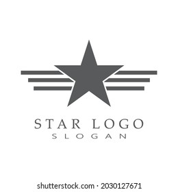 Star icon Template vector illustration design