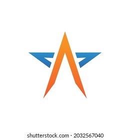 Star icon Template vector illustration design
