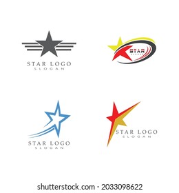 Star icon Template vector illustration design