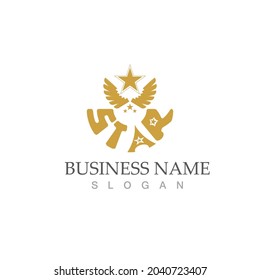 Star icon Template vector illustration design