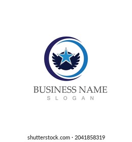 Star icon Template vector illustration design