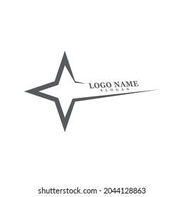 Star icon Template vector illustration design