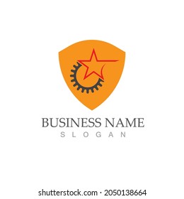 Star icon Template vector illustration design