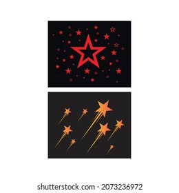 Diseño de ilustración de vector de plantilla de icono de estrella