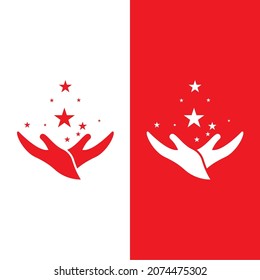 Star icon Template vector illustration design