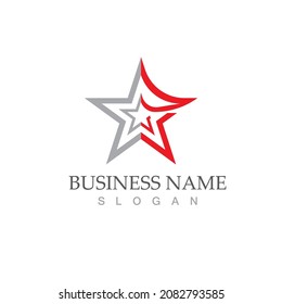Star icon Template vector illustration design