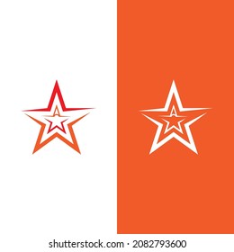 Star icon Template vector illustration design