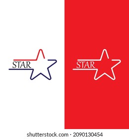 Star icon Template vector illustration design