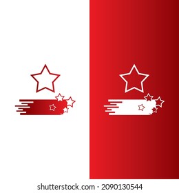 Diseño de ilustración de vector de plantilla de icono de estrella
