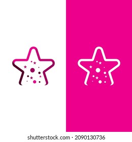 Diseño de ilustración de vector de plantilla de icono de estrella