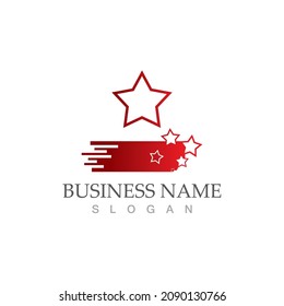 Star icon Template vector illustration design